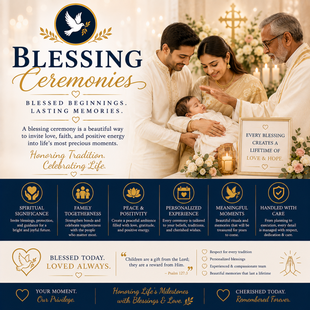 BLESSING CEREMONIES