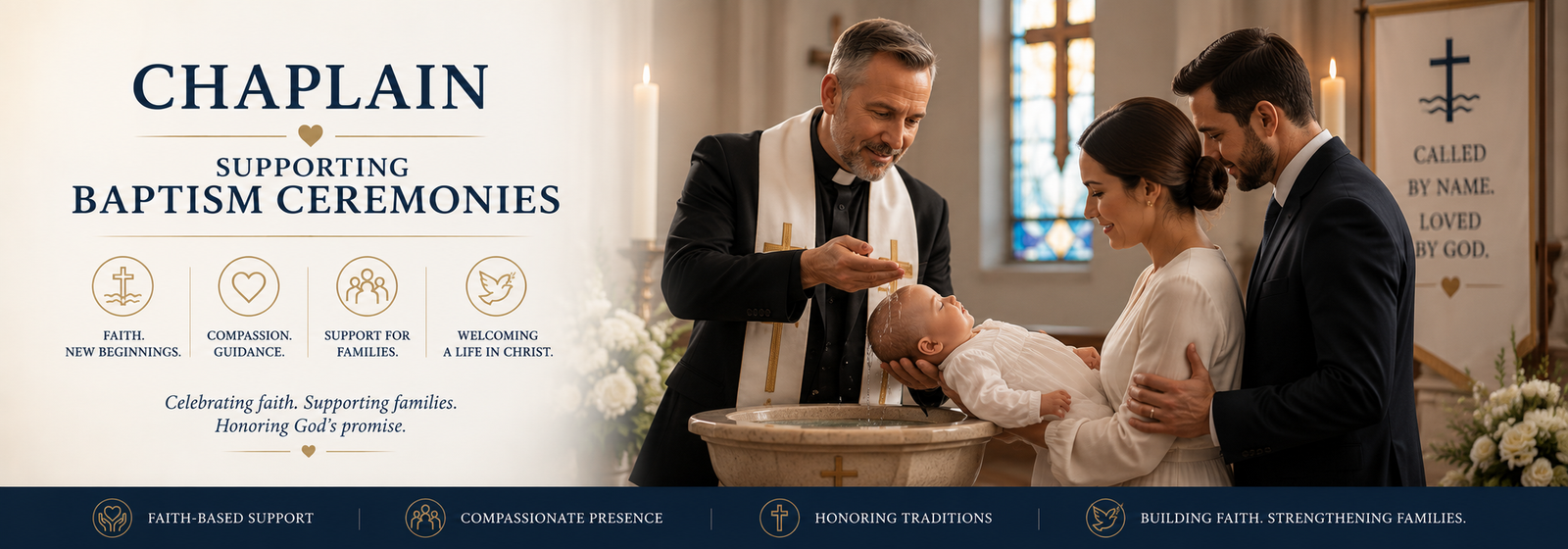supporting baptism ceremonies